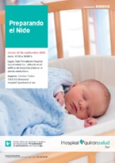 Charla preparando el nido