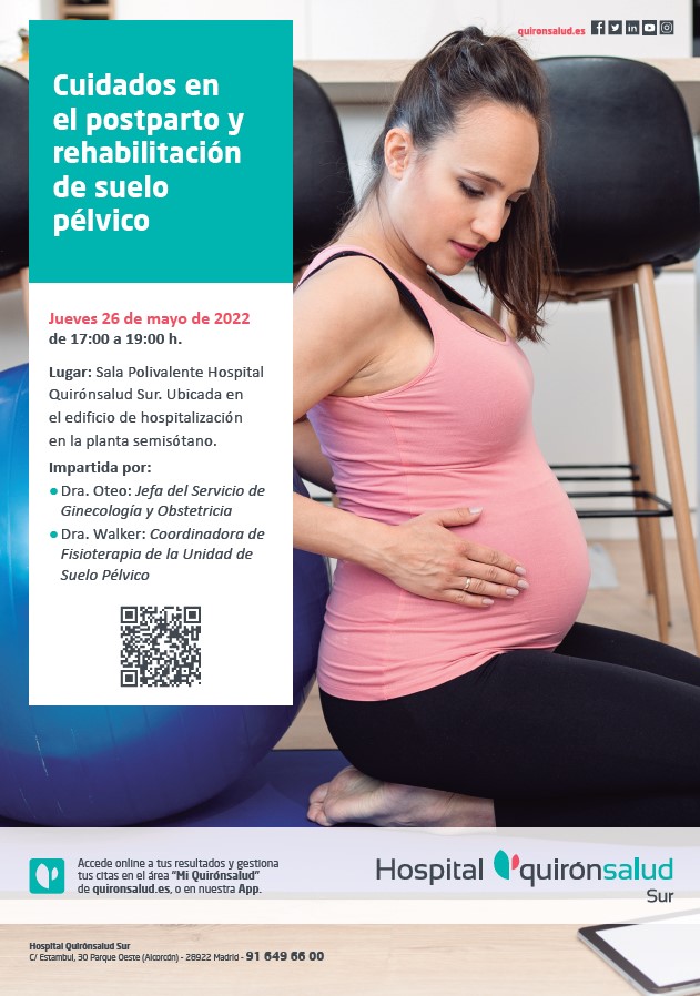 Taller on line Cuidados en el postparto y rehabilitación del suelo pélvico