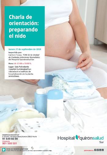 Charla preparando el nido