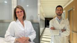 La dra. Margarita Rivas y el podólogo Alejandro Rando web