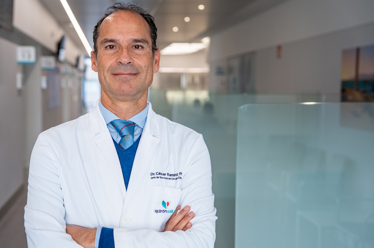 Dr. César Ramírez, jefe de Servicio de Cirugía General y Digestiva Hospital Quirónsalud Málaga
