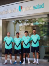 Reconocimientos Juventud Torremolinos CF Javi Mérida, Rodri Ajegun, José Antonio Bozada y Dioni Villalba -