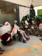 Visita de Papá Noel al Hospital Quirónsalud Málaga 2