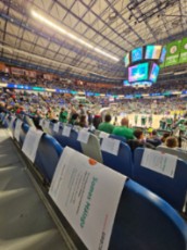 partido Unicaja dedicado aplaudidores grada
