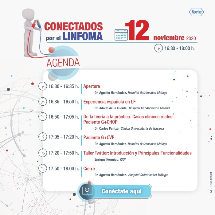 Programa Reunión Online Conectando con el Linfoma
