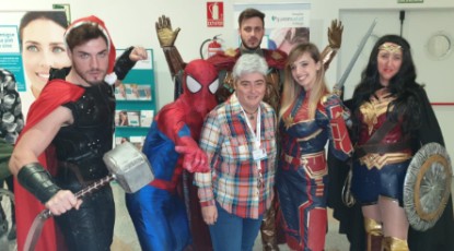 Visita Superheroes Quirónsalud Málaga 24
