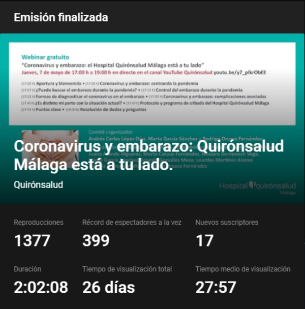 ESTADISTICA WEBINAR EMBARAZO