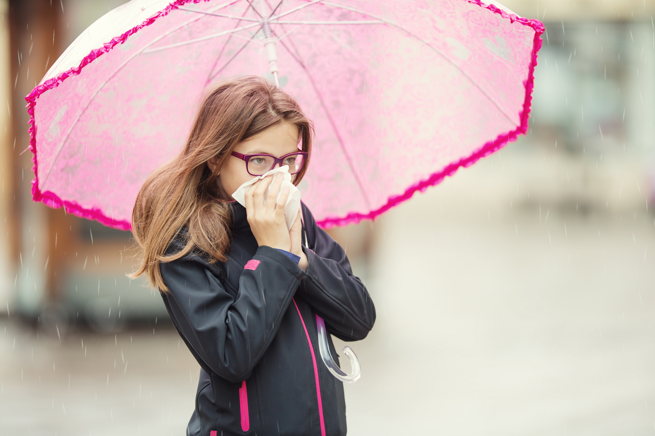 foto alergia primavera tras lluvias