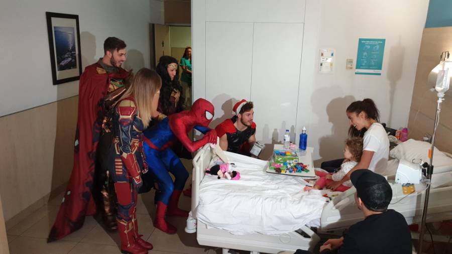 Visita Superhéroes Quirónsalud Málaga