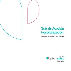 Guía de acogida Hospitalización - Hospital Quirónsalud Marbella