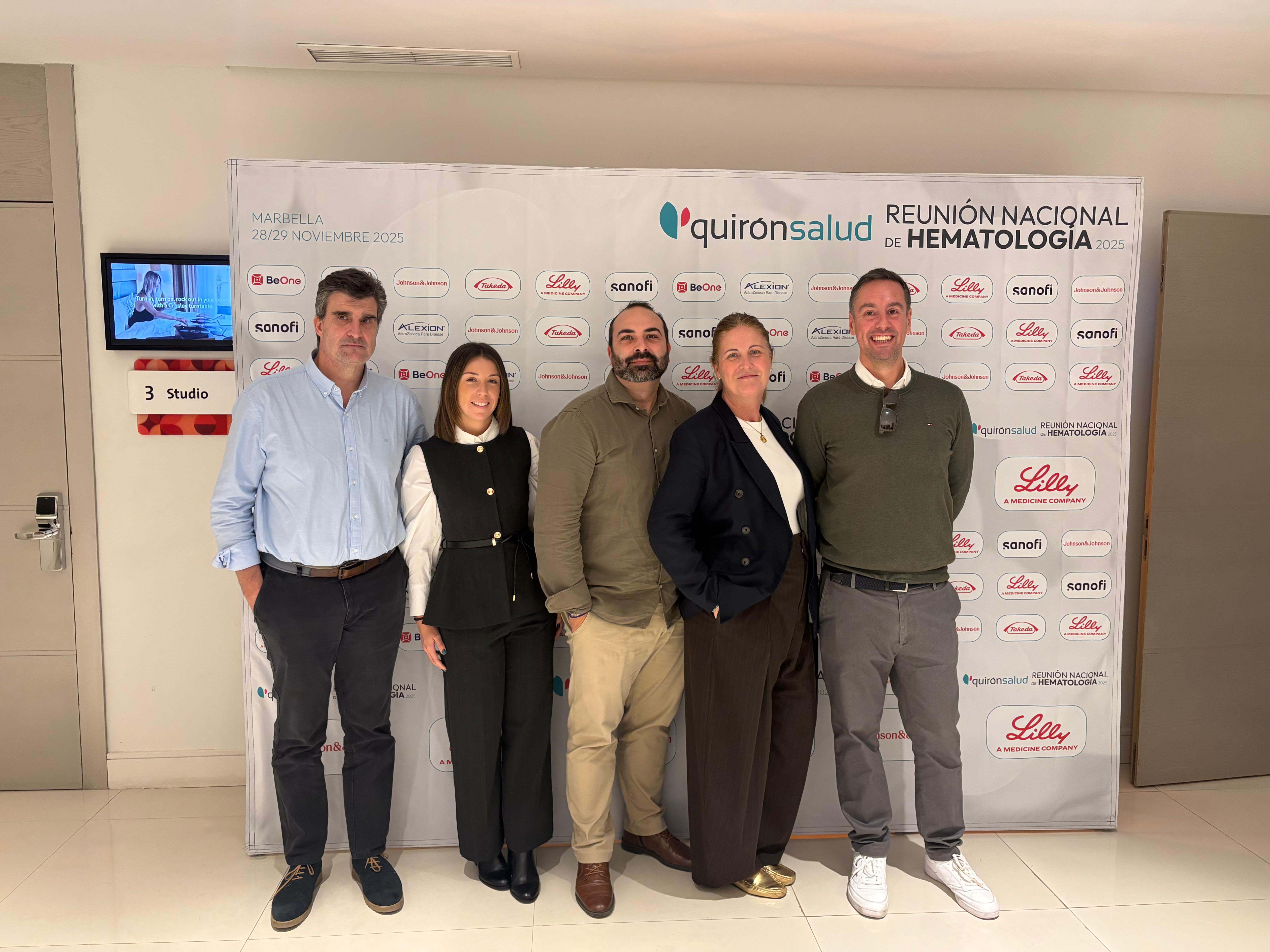 Equipo Quirónsalud Málaga en la Reunión Nacional Hematología