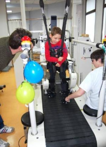 Álex Guntín durante el tratamiento