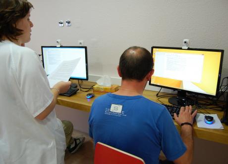 Paciente en el programa de recuperación temprana de ictus