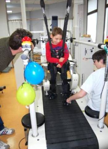 Álex Guntín durante el tratamiento