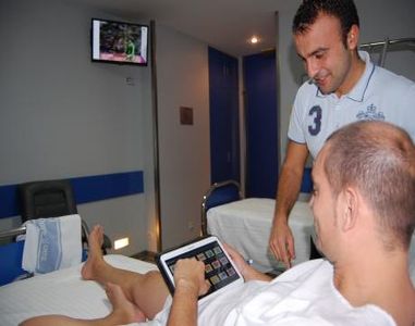 Tablets para pacientes en el Miguel Domínguez