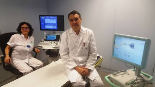 HQPP - sala de ecografía - Dr. Miguel Antón García