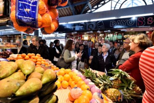 Visita al mercado. Hospital El Pilar