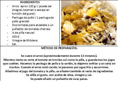 Ensalada arroz