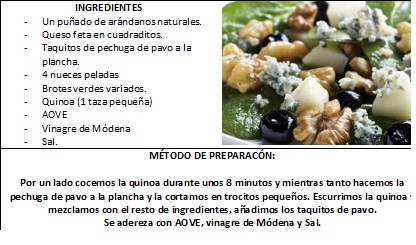 Ensalada queso