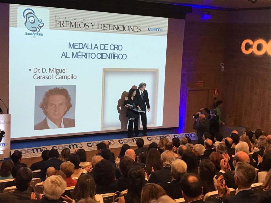 El Dr. Miguel Carasol, Medalla de Oro al Mérito Científico del COEM ...