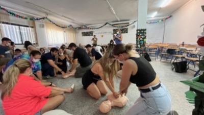 Taller primeros auxilios Escuelas de Verano Polígono Sur 2