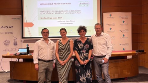 Especialistas durante la jornada sobre insuficiencia venosa pelvica en Quironsalud Sagrado Corazon