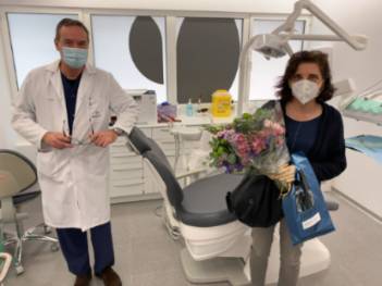 Primer paciente Cirugía Maxilofacial HQSJ