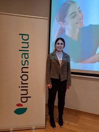 Nutricionista Carlota Pérez Aula de Salud Quirónsalud Talavera