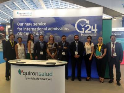 Stand Quirónsalud en la Seatrade Cruise Med 2016