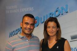 Darío Dorta y la Dra Paloma Leis (l)