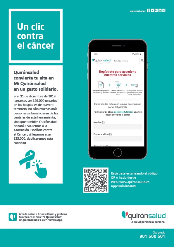 un clic contra el cáncer