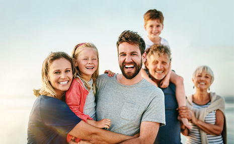 Foto genérica de una familia