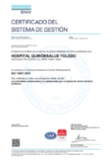 certificacion-ISO14001-quironsalud-toledo