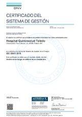 Certificado Sistema de Gestión