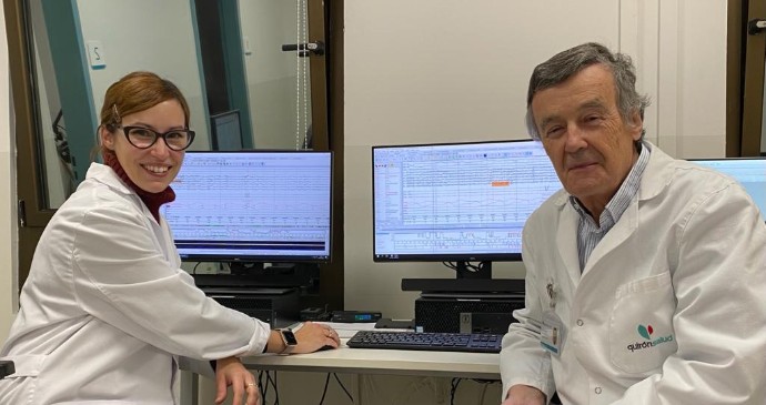 doctora Ana Teijera y doctor José Manuel Teijeira unidad Sueño Quirónsalud Toledo