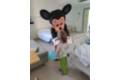 Dia Niño Hospitalizado Mickey Maouse con paciente pediatrico