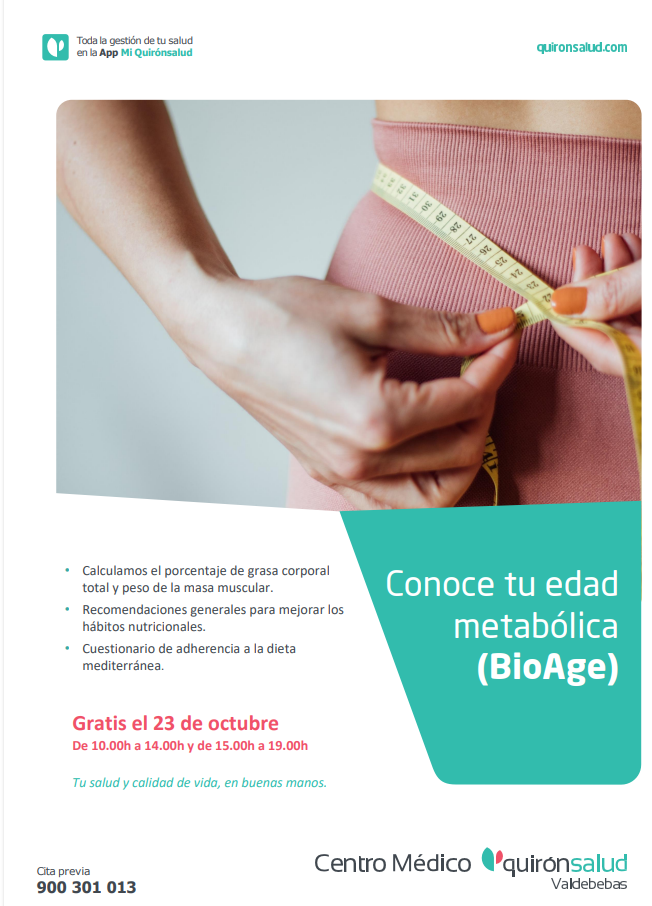 Conoce tu edad metabólica