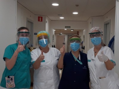 pantallas donadas por Schneider Electric