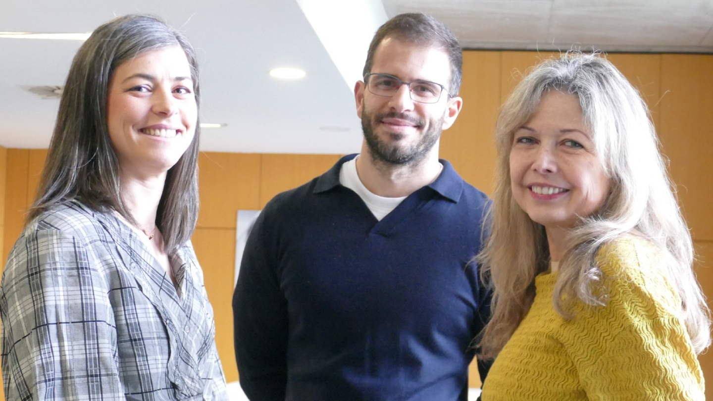 Naira Delgado Ignacio Alcala y Diana Mora