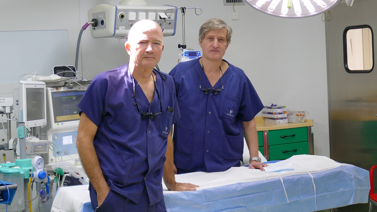 Hans Joachim Schafers y Alberto Forteza