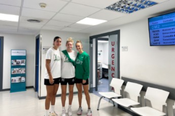 Laura Aliaga, Sami Hill y Marta Hermida